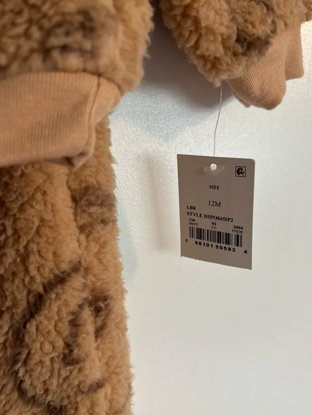 Disney Baby Winnie The Pooh Sherpa Sweater & Pants Set Brown 12 Months Cozy Soft